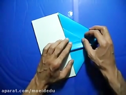 کاردستی هواپیمای کاغذی اف 16 -...