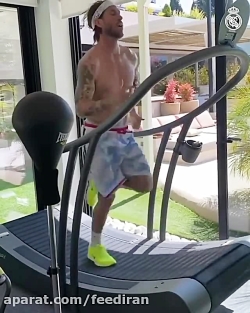 بازیکنان رئال مادرید در خانه ب...