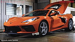 تست داینوی شورولت کوروت C8