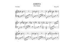 نت پیانو آهنگ آشنا (تو با منی)...