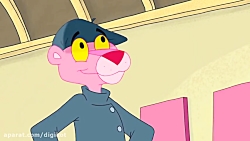 کارتون پلنگ صورتی - صورتی نقاش