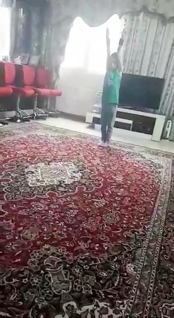 محمد قربانیان ژیمناست کوچک در...