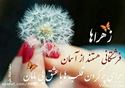 کلیپ قشنگ اسم زهرا.تقدیمی