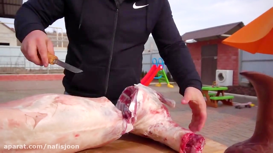 پخت گوشت گوسفند با سیب زمینی - جورج قفقاز - آموزش آشپزی