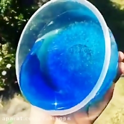 اسلایم شفاف کپی به شرط دنبال