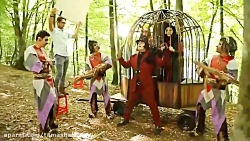 پشت صحنه های فیلبرداری پیشونی...