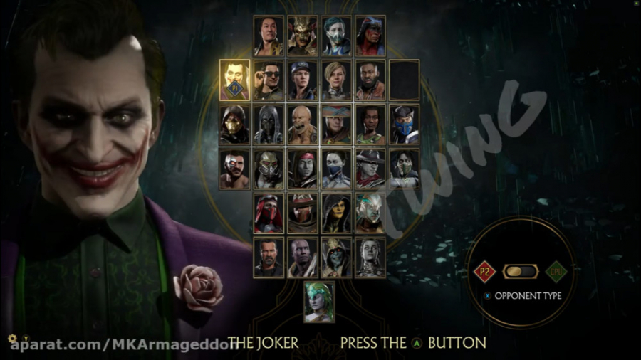 صداپیشه ی The Joker به عنوان صداپیشه ی بازی در MK11 ( ساختگی )
