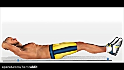 تمرین تقویت عضلات شکم در خانه...