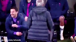 مورینیو داره بعد مهار پنالتی ک...