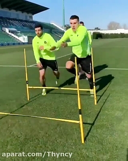 تصاویری از تمرین بارسا