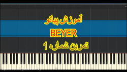 آموزش پیانو (تمرین شماره 1 بیر...