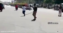 تنبیه بدنی با چماق برای جلوگیر...