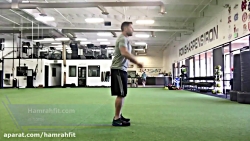 جامپ ثابت(تمرین تقویت عضلات پا...
