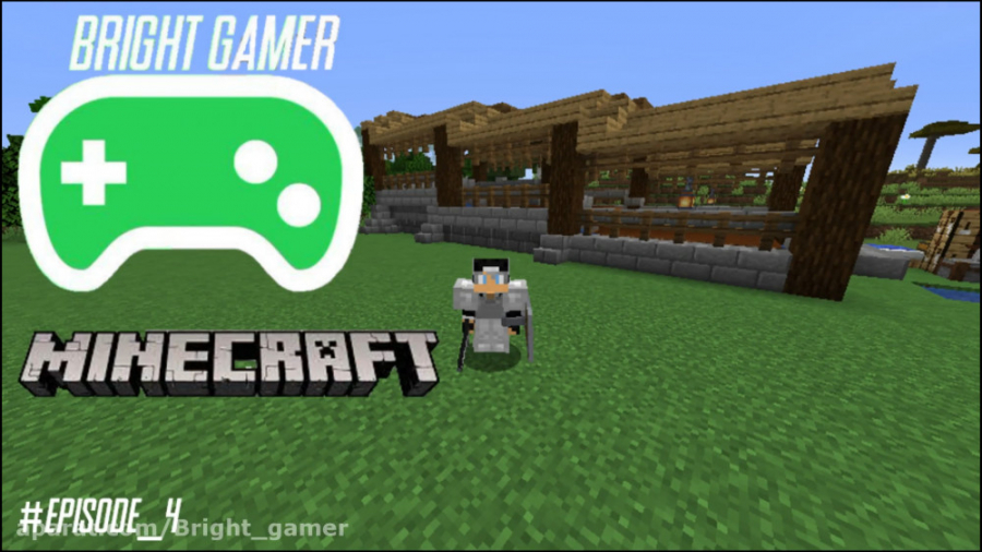 minecraft 20w12a با Bright gamer #قسمت_4 مزرعه نیمه اتوماتیک و Timelapse!!!