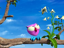 انیمیشن جغد صورتی La Chouette...