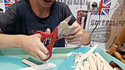 آموزش ساخت کاردستی با چوب بستن...