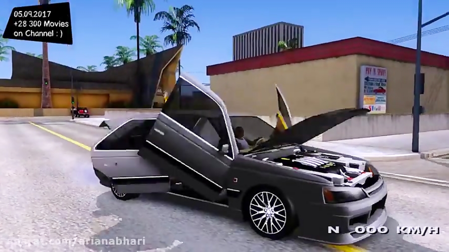 رانندگی با پژو پارس اسپورت در GTA5