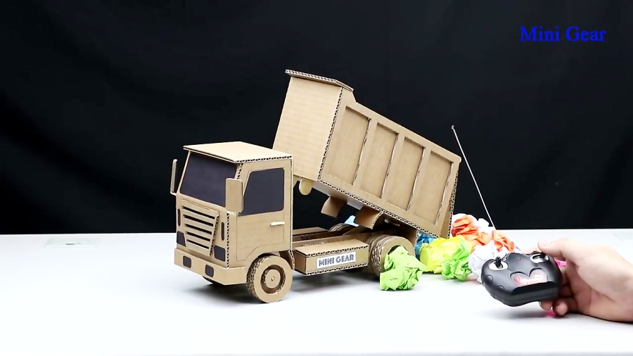 آموزش ساخت یک کامیون زباله کش...