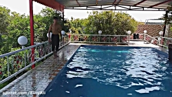 شنا در استخر با استاد عینی