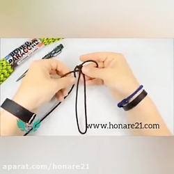 اموزش بافت دستبند مردانه