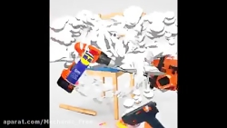 ۵ آموزش ساخت کاردستی با دور ری...