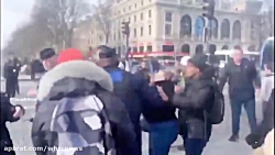 رفتار خشونت آمیز پلیس فرانسه؛...