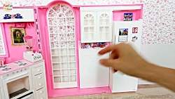 آشپزخانه صورتی باربی | باربی و...