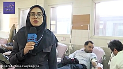 اهدای خون مدیرکل و پرسنل اداره...