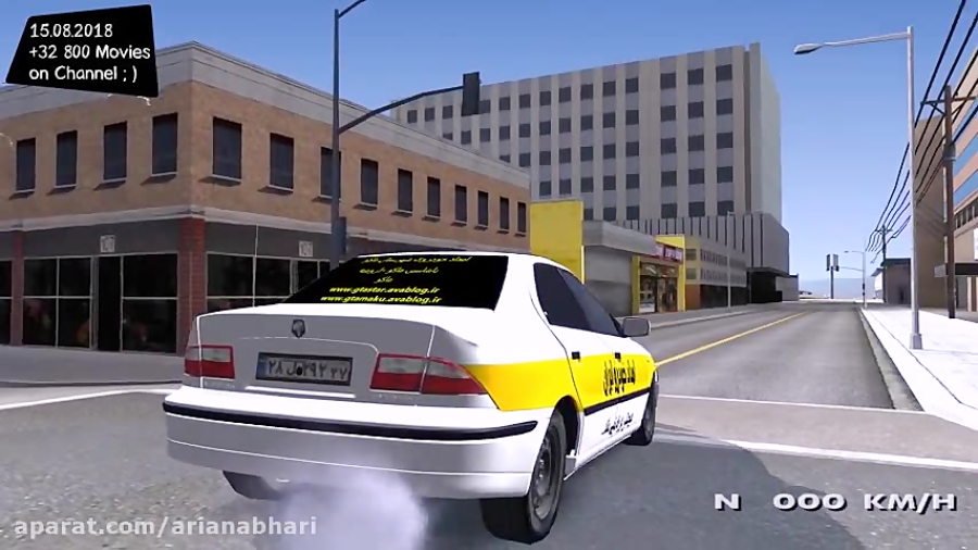 رانندگی سمند امداد خودرو در GTA5