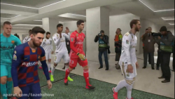 گیم پلی الکلاسیکو رئال مادرید...