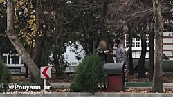 دوربین مخفی  دختر آهن پرست