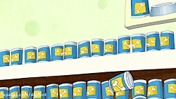 کارتون پلنگ صورتی  نوشیدنی