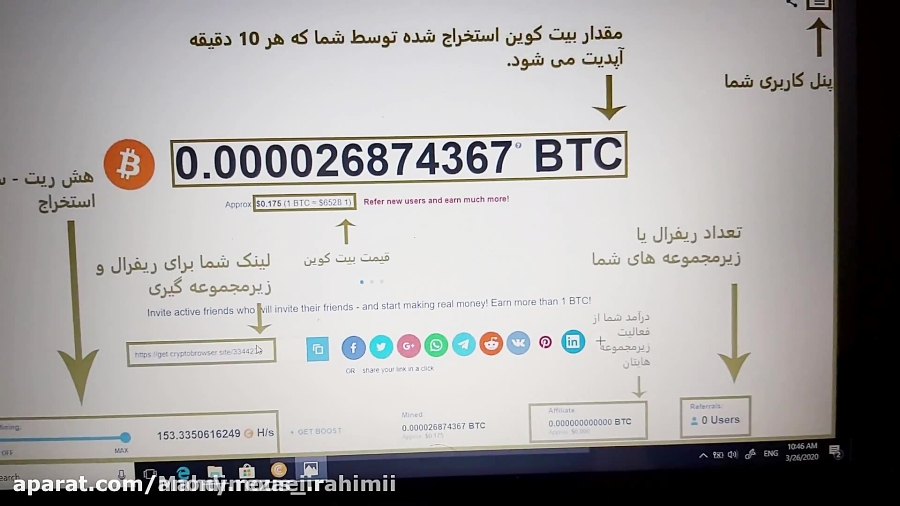 بیت , کوین , آموزش , کسب , استخراج , Bitcoin , لینک , کامپیوتر , لب , تاب: , https: , get , cryptobrowser , site