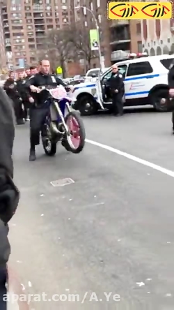 اینم هنرنمایی پلیس آمریکا با م...