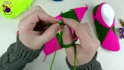 اموزش ست کامل بافتنی(کلاه.شال....