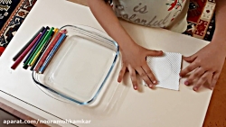 ازمایش جذاب برای سرگرمی بچه ها