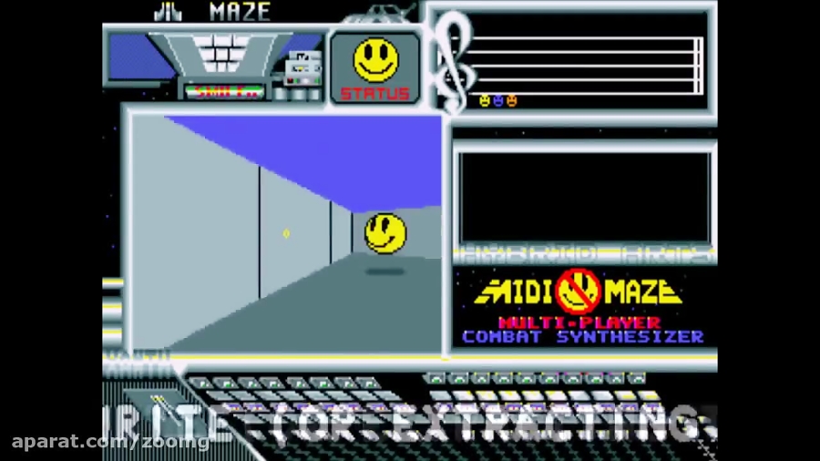 بازی MIDI Maze - اولین بازی شوتر اول شخص با گلوله های قابل رویت