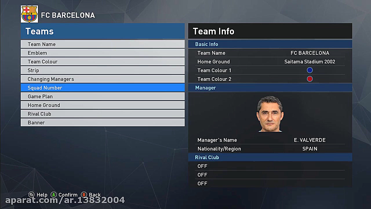 آموزش تبدیل تیم های pes 2017 به pes 2020 لیزر فرکشنال