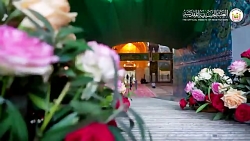 تصاویر زیبا از گل آرایی حرم مط...