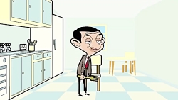 کارتون مستر بین این داستان مشک...