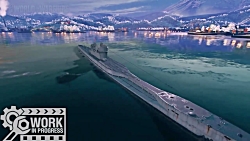 World of Warships- Submarine Gameplay (Work in Progress) - Gamescom 2019