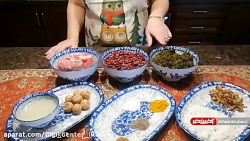 ‫دستور پخت قرمه سبزی مجلسی  فو...