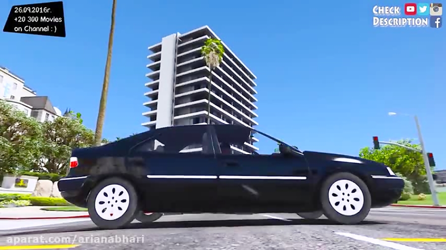 تصادف زانتیا در GTA5