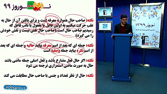 کلاس نوروزی قلم چی-دکتر مهدی اسماعیلی-حال و انواع آن عربی کنکور با دکتر مهدی اسماعیلی