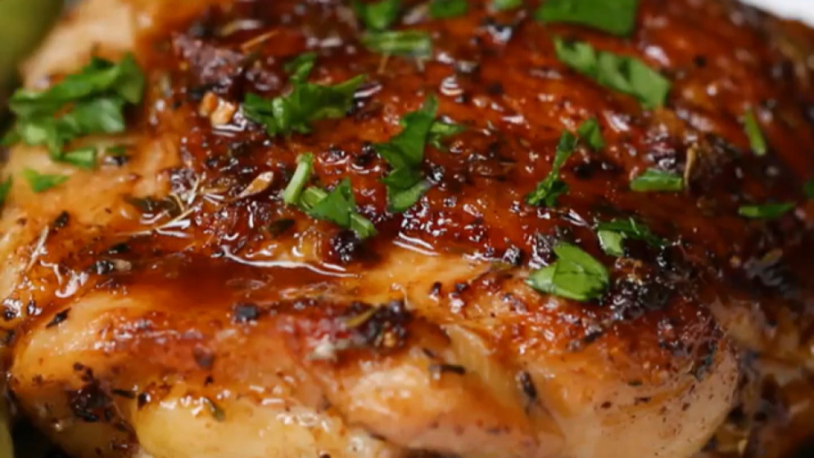 آشپزی سالم - مرغ با چاشنی عسل و سیر - کلینیک لاغری سیبیتا
