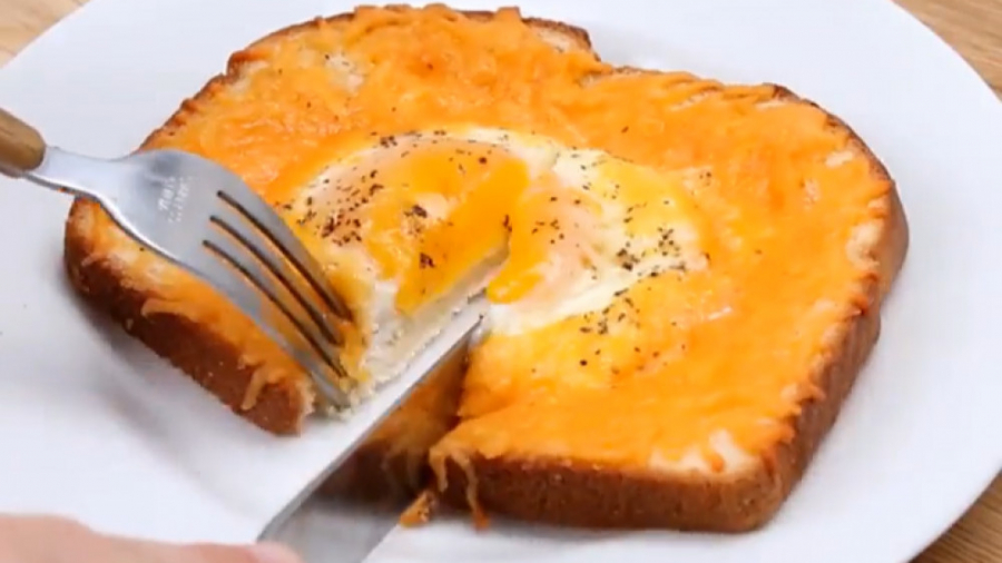 آشپزی سالم - تُست تخم مرغ و پنیر - کلینیک لاغری سیبیتا