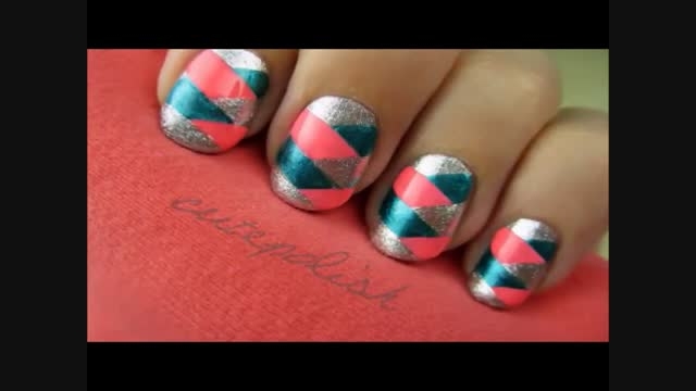 آموزش طراحی ناخن بسیار آسان | نوعروس