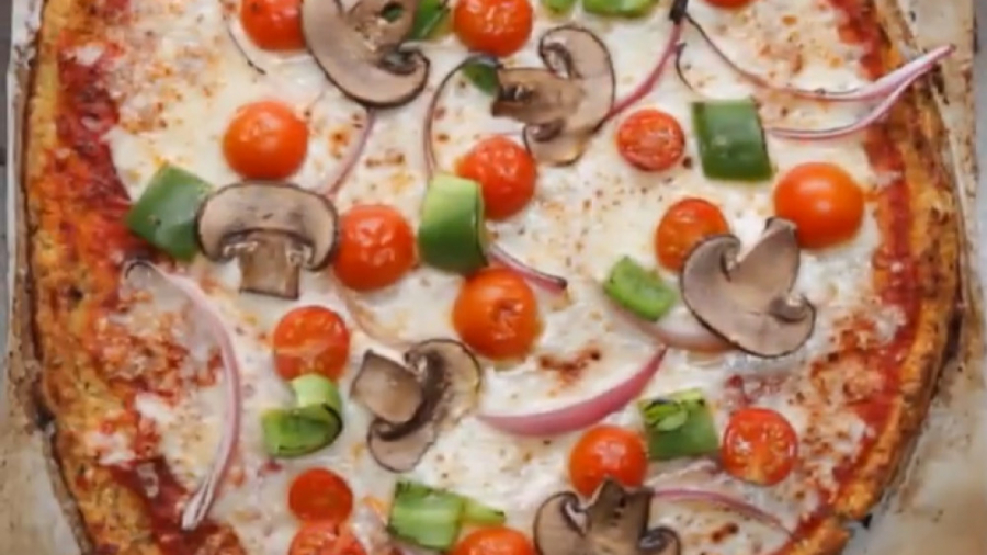 آشپزی سالم - خمیر پیتزا با گل‌کلم - کلینیک لاغری سیبیتا