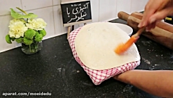 نان تافتون خانگی تُرد