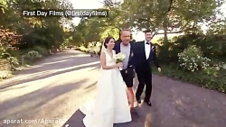 عروس و داماد مشغول عکاسی عروسی...